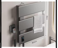 SDN-024 - SDN-024 SDN-017 Smart Carbon Fiber Electric Heated Towel Warmer (White/Black/Grey)
