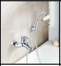 SDN-068 - SDN-068 SDN-063 Wall-Mounted Dual-Control Bath Shower Mixer (Chrome)