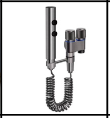 SDN-083 - SDN-083 SDN-063 Wall-Mounted Dual-Control Bath Shower Mixer (Chrome/Black/Grey)