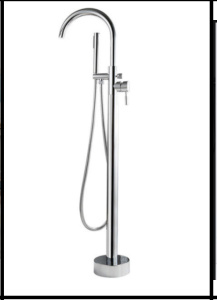 SDN-1160 - SDN-1160 SDN-1155 Multi-Hole Deck-Mounted Bathtub Mixer (chrome)