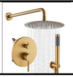 SDN-1178 - SDN-1178 SDN-1257 Luxury Floor-Mounted Freestanding Bathtub Filler (Brushed gold)