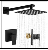 SDN-1183 - SDN-1183 SDN-1183 Architectural In-Wall Concealed Box Shower (BLACK)