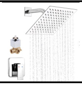 SDN-1185 - SDN-1185 SDN-1183 Architectural In-Wall Concealed Box Shower (Chrome)