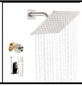 SDN-1187 - SDN-1187 SDN-1183 Architectural In-Wall Concealed Box Shower (Brushed Nickel)