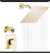 SDN-1189 - SDN-1189 SDN-1183 Architectural In-Wall Concealed Box Shower (Brushed gold)