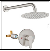 SDN-1190 - SDN-1190 SDN-1183 Architectural In-Wall Concealed Box Shower (Chrome)
