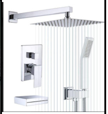 SDN-1210 - SDN-1210 SDN-1183 Architectural In-Wall Concealed Box Shower (black)