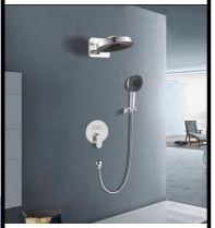 SDN-1224 - SDN-1224 SDN-1217 Multi-Key Piano Button Thermostatic Rain Shower (black/Silver/White/)