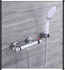 SDN-1241 - SDN-1241 SDN-1217 Multi-Key Piano Button Thermostatic Rain Shower (Clear)
