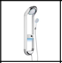 SDN-1277 - SDN-1277 SDN-1217 Multi-Key Piano Button Thermostatic Rain Shower (black/chrome/white)