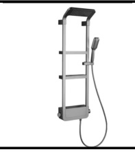 SDN-1278 - SDN-1278 SDN-1217 Multi-Key Piano Button Thermostatic Rain Shower (black)