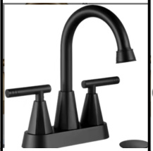 SDN-2006A - SDN-2006A SDN-G153 Food-Grade SUS304 Hot & Cold Basin Mixer (Brushed gold)