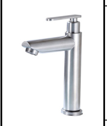 SDN-2047 - SDN-2047 SDN-G153 Food-Grade SUS304 Hot & Cold Basin Mixer (Brushed)