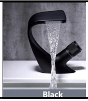 SDN-6221 - SDN-6221 SDN-6317 Luxury Laminar Waterfall Vanity Mixer (Chrome/Chrome+Rose golden/Black+Rose golden)