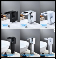 SDN-6228 - SDN-6228 SDN-6317 Luxury Laminar Waterfall Vanity Mixer (black/Silver/White/Black High Foot/Silver High Foot/White High Foot)