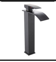 SDN-6317C - SDN-6317C SDN-6317 Luxury Laminar Waterfall Vanity Mixer (Black)