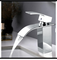 SDN-6318A - SDN-6318A SDN-6317 Luxury Laminar Waterfall Vanity Mixer (Chrome)
