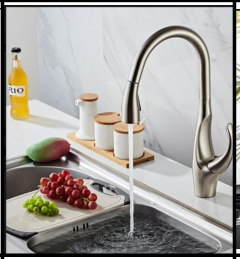 SDN-7300A - SDN-7300A SDN-7300 Commercial High-Arch Pull-Down Gooseneck (Chrome/Brushed nickel)