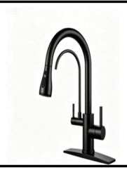 SDN-7302B - SDN-7302B SDN-7300 Commercial High-Arch Pull-Down Gooseneck (Black)