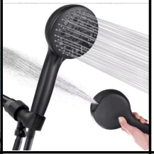 SDN-908 - SDN-908 SDN-904 Ultra-Slim Air-Injection Overhead Rain Shower (Black)