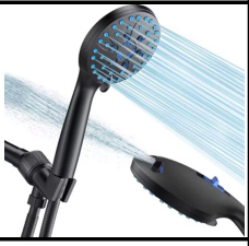 SDN-909 - SDN-909 SDN-904 Ultra-Slim Air-Injection Overhead Rain Shower (Chrome/Black)