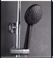 SDN-936 - SDN-936 SDN-904 Ultra-Slim Air-Injection Overhead Rain Shower (Chrome/Black)