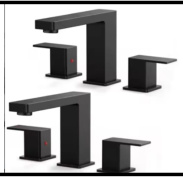SDN-G156 - SDN-G156 SDN-G153 Food-Grade SUS304 Hot & Cold Basin Mixer (black)