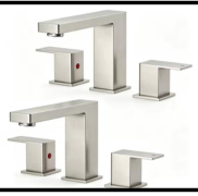 SDN-G159 - SDN-G159 SDN-G153 Food-Grade SUS304 Hot & Cold Basin Mixer (Brushed Nickel)