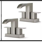 SDN-G162B - SDN-G162B SDN-G153 Food-Grade SUS304 Hot & Cold Basin Mixer (Brushed Nickel)