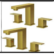 SDN-G188 - SDN-G188 SDN-G153 Food-Grade SUS304 Hot & Cold Basin Mixer (Brushed gold)